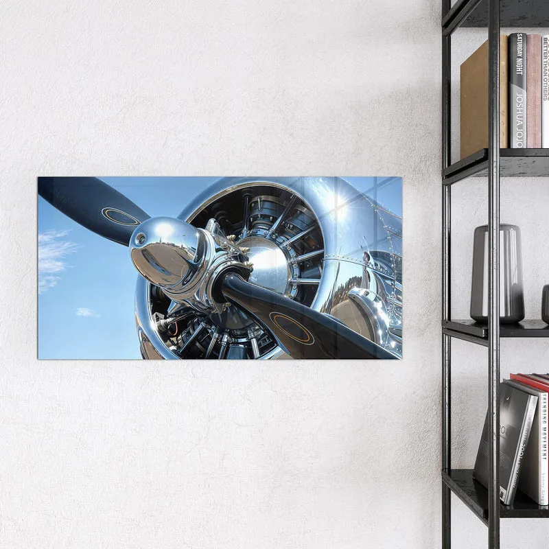 Magnettafel - Flugzeugpropeller