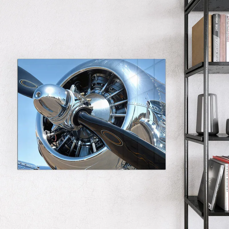 Magnettafel - Flugzeugpropeller