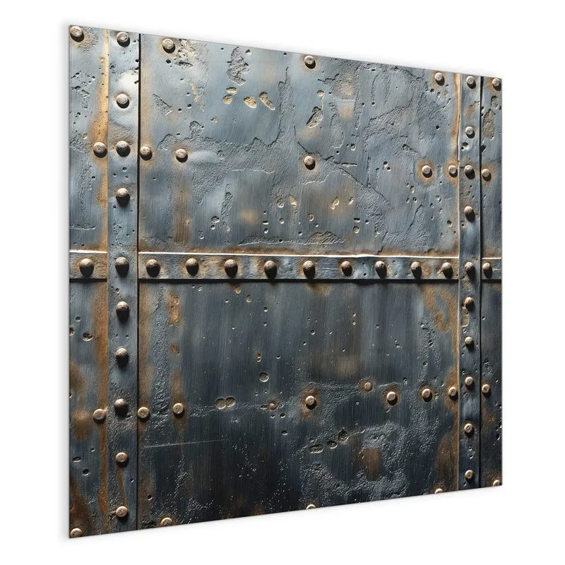 Magnettafel - Stahl mit Nieten