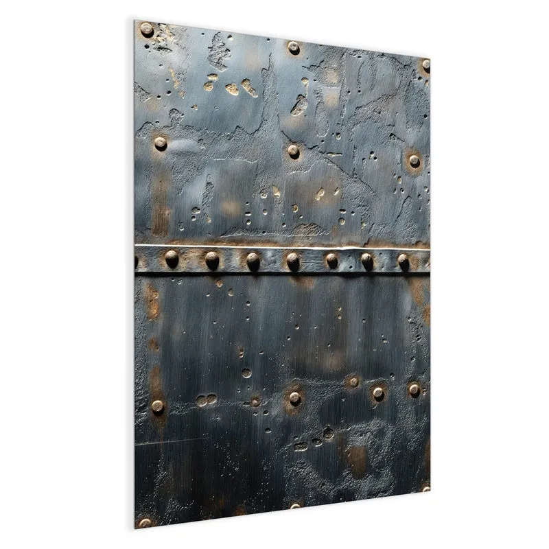Magnettafel - Stahl mit Nieten