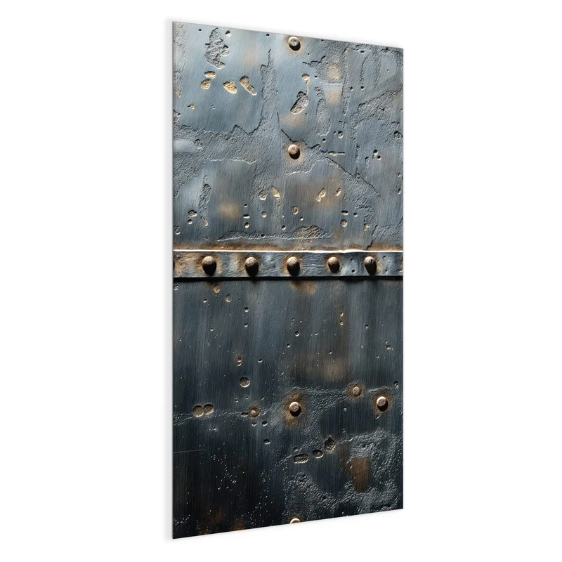 Magnettafel - Stahl mit Nieten