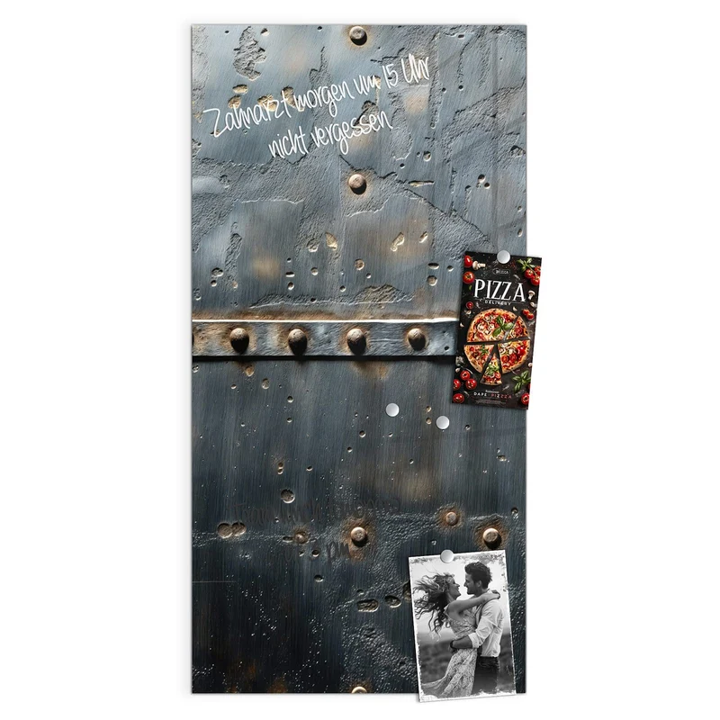 Magnettafel - Stahl mit Nieten