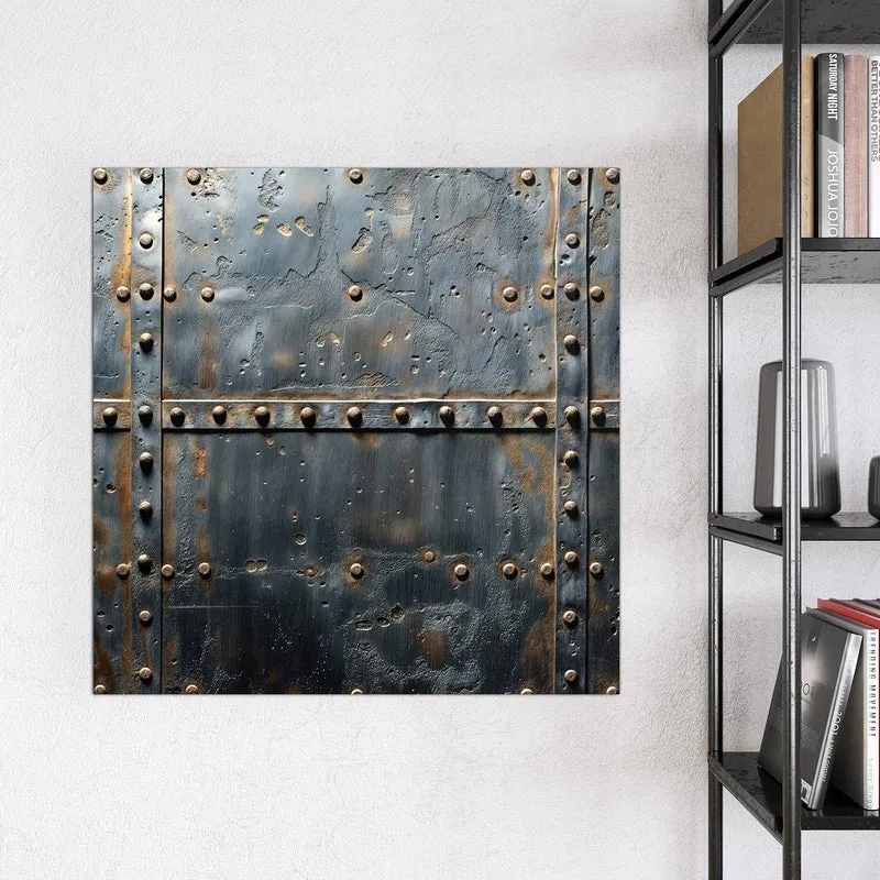 Magnettafel - Stahl mit Nieten