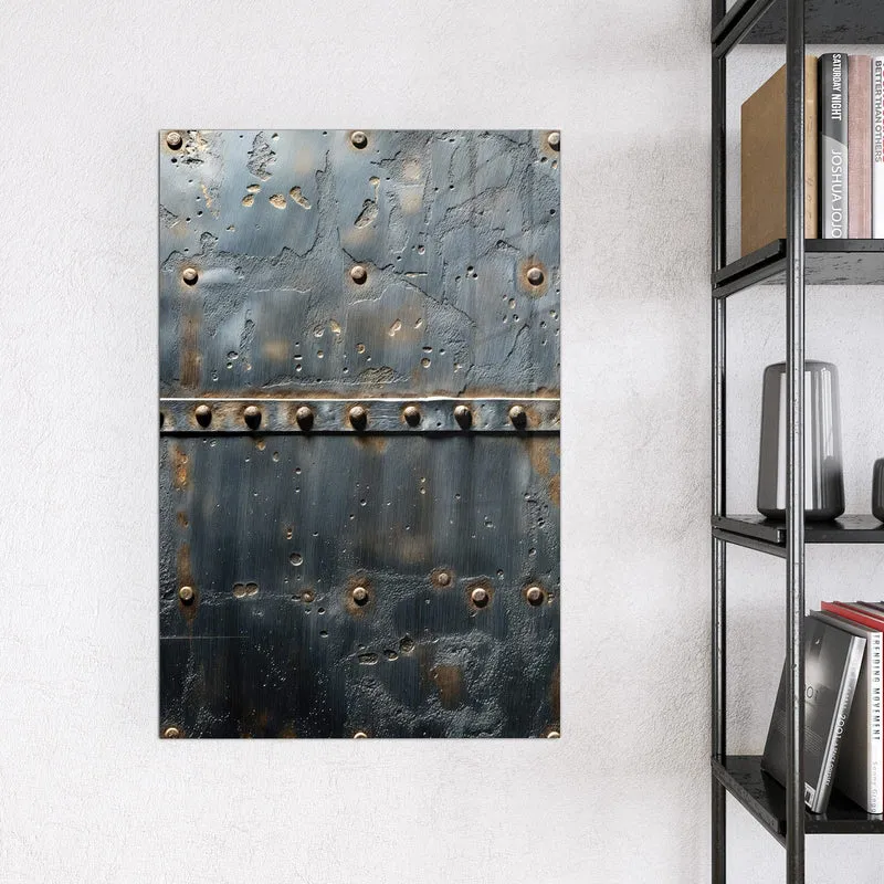 Magnettafel - Stahl mit Nieten