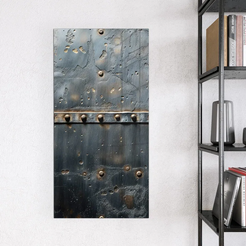 Magnettafel - Stahl mit Nieten