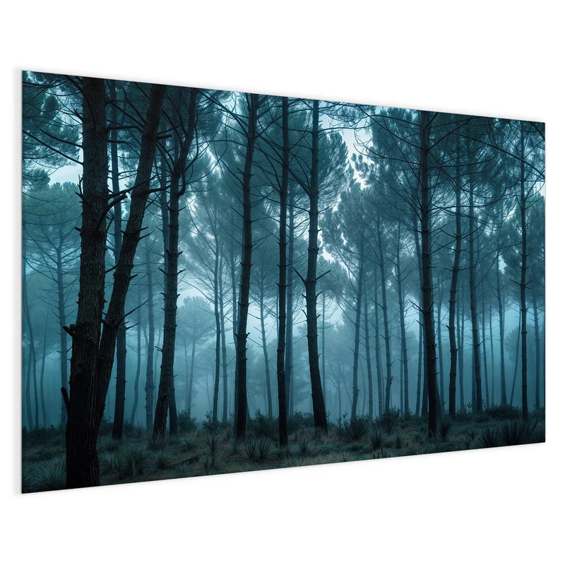 Magnettafel - Nebeliger Wald