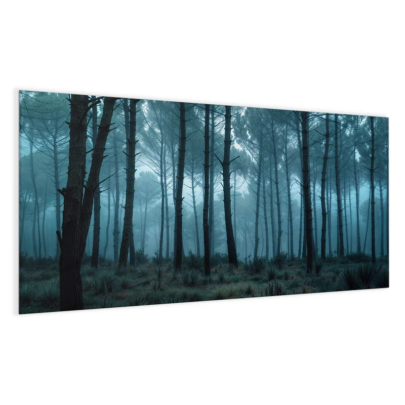 Magnettafel - Nebeliger Wald