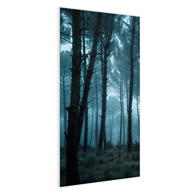 Magnettafel - Nebeliger Wald