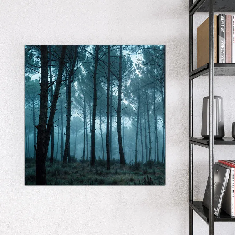 Magnettafel - Nebeliger Wald