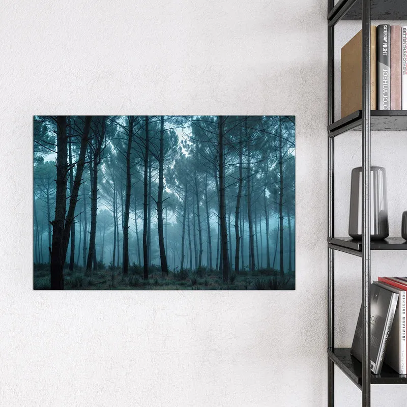 Magnettafel - Nebeliger Wald