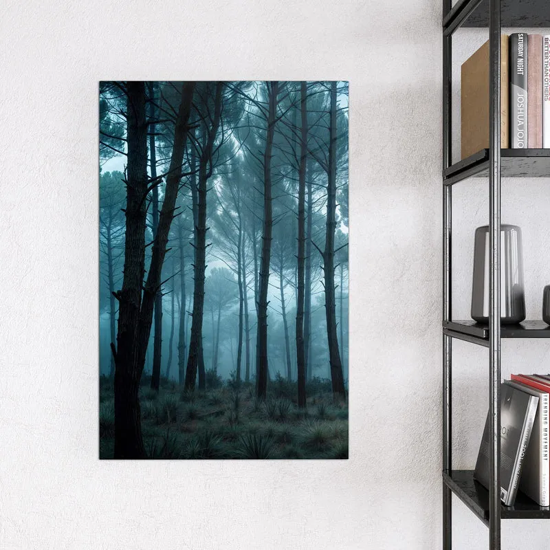Magnettafel - Nebeliger Wald