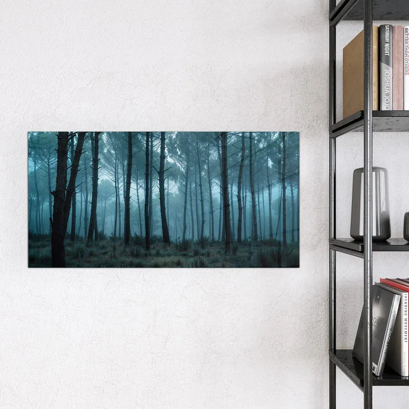 Magnettafel - Nebeliger Wald