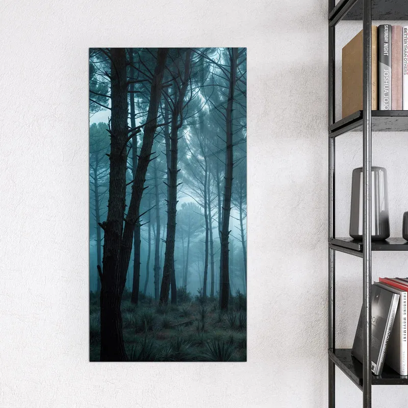 Magnettafel - Nebeliger Wald