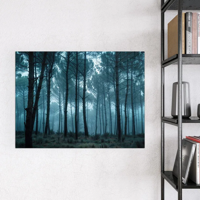 Magnettafel - Nebeliger Wald