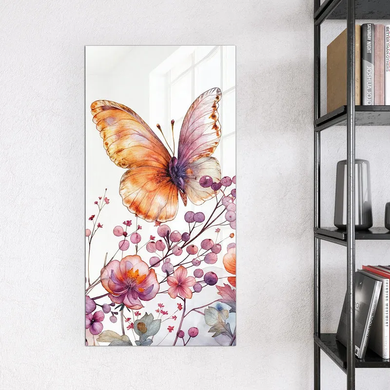 Magnettafel - Falter über Blüten