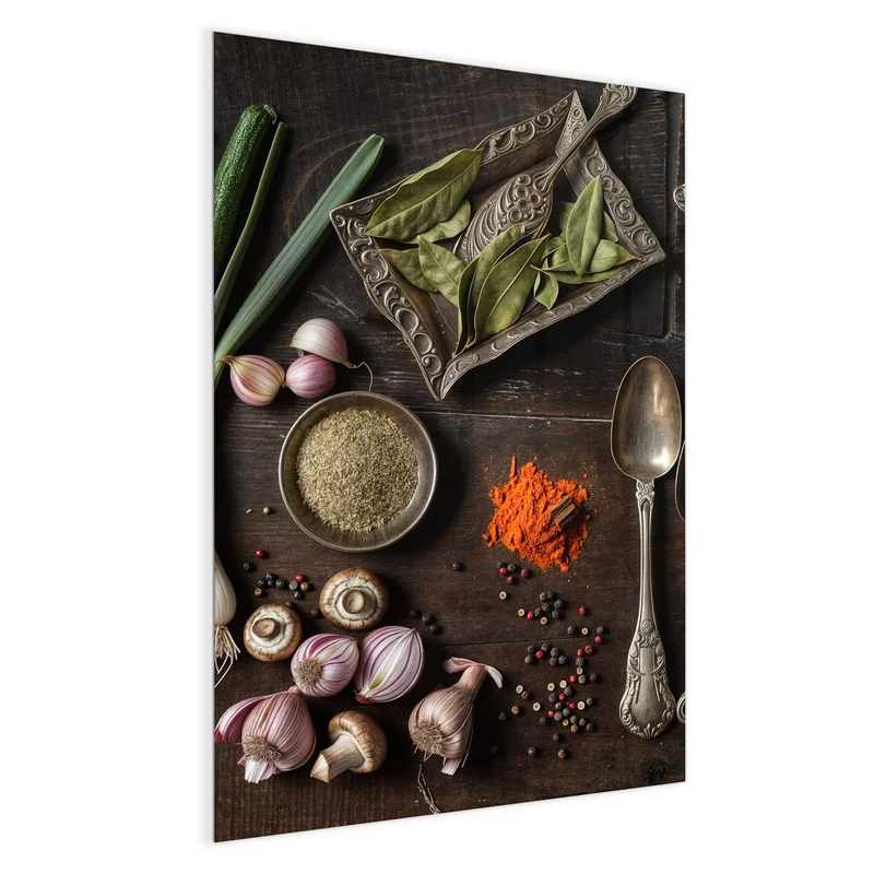 Magnettafel - Gemüse und Gewürze