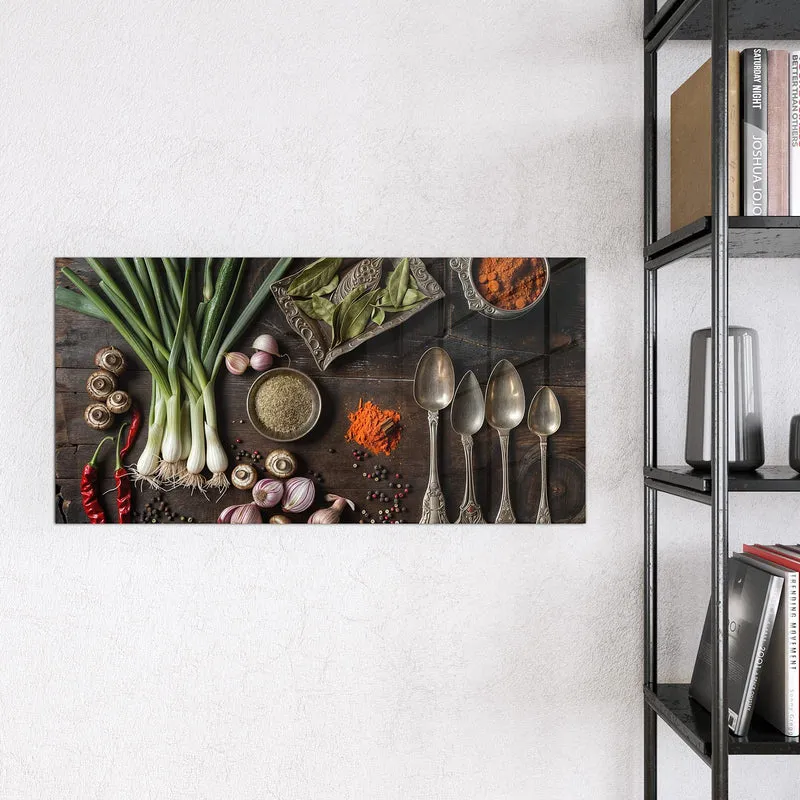 Magnettafel - Gemüse und Gewürze