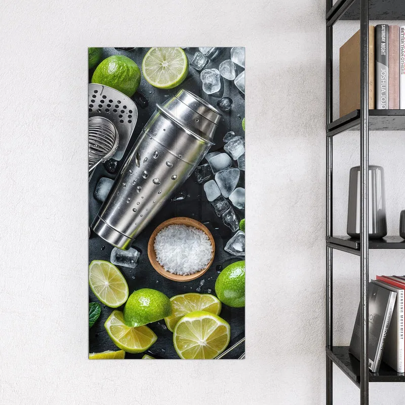 Magnettafel - Shaker mit Limetten
