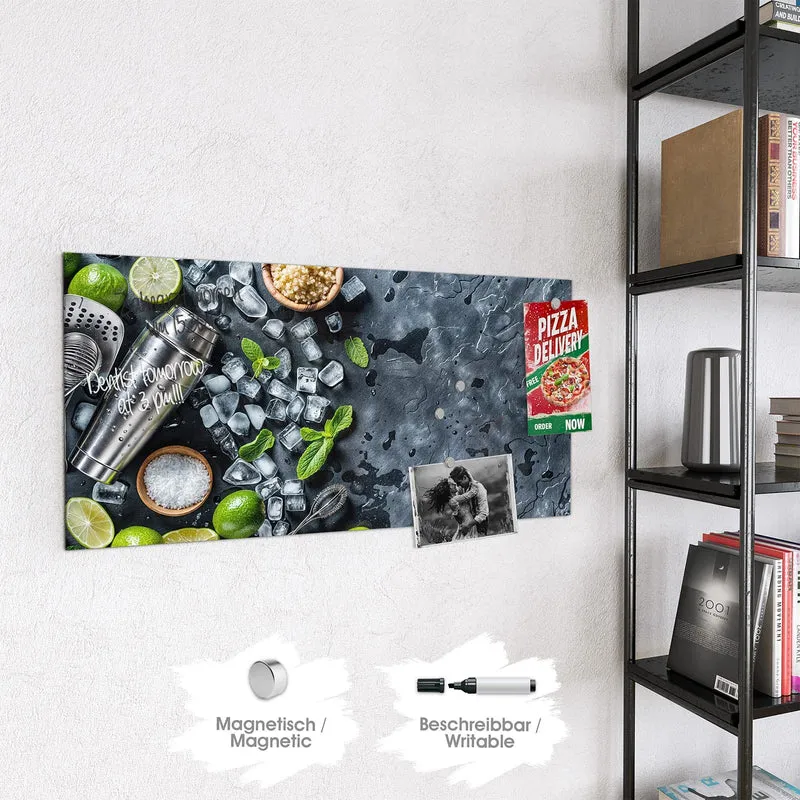 Magnettafel - Shaker mit Limetten