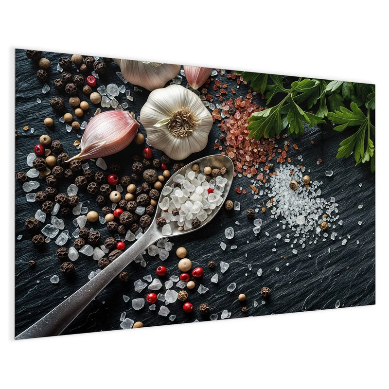 Magnettafel - Salz und Knoblauch