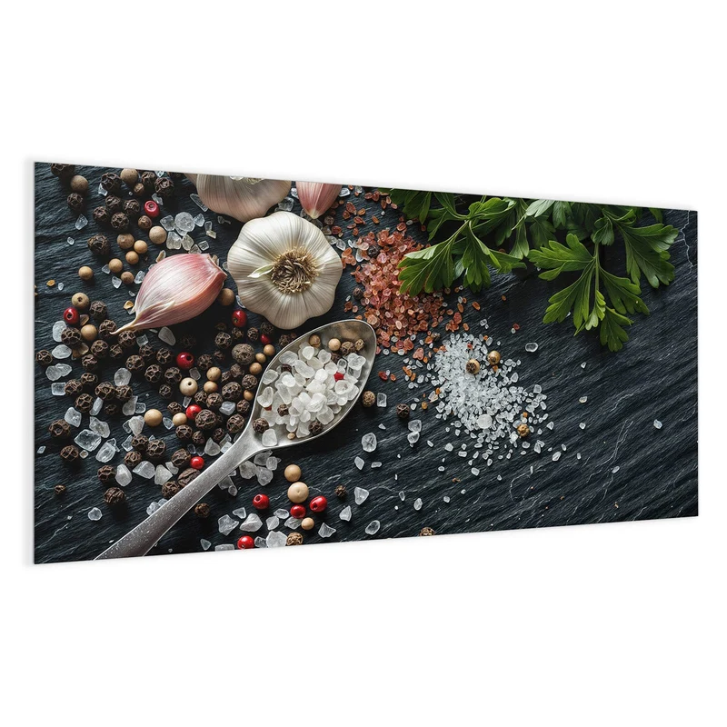 Magnettafel - Salz und Knoblauch