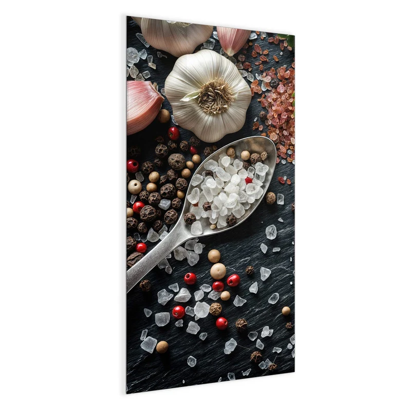 Magnettafel - Salz und Knoblauch