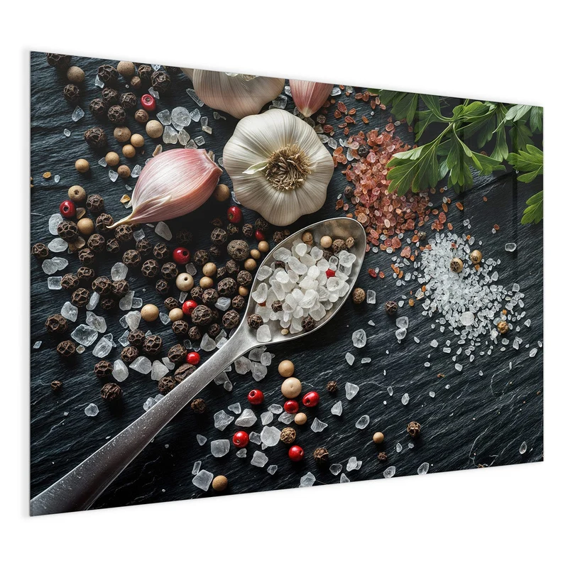 Magnettafel - Salz und Knoblauch