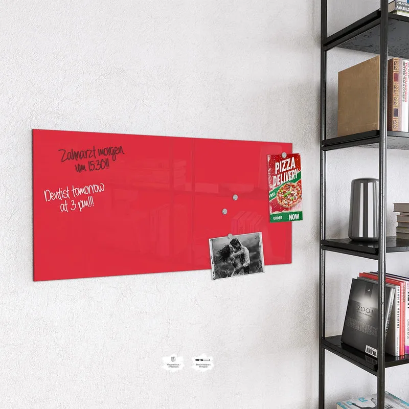 Magnettafel - Pinkroter Hintergrund