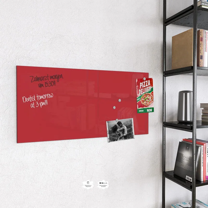 Magnettafel - Kirschrot