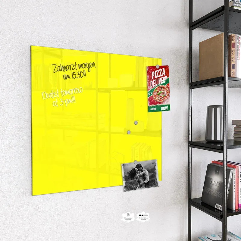 Magnettafel - Zitronengelb