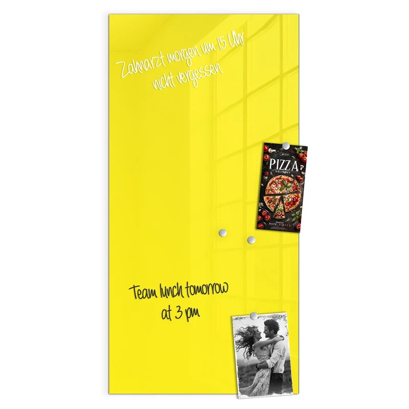 Magnettafel - Sonnengelb