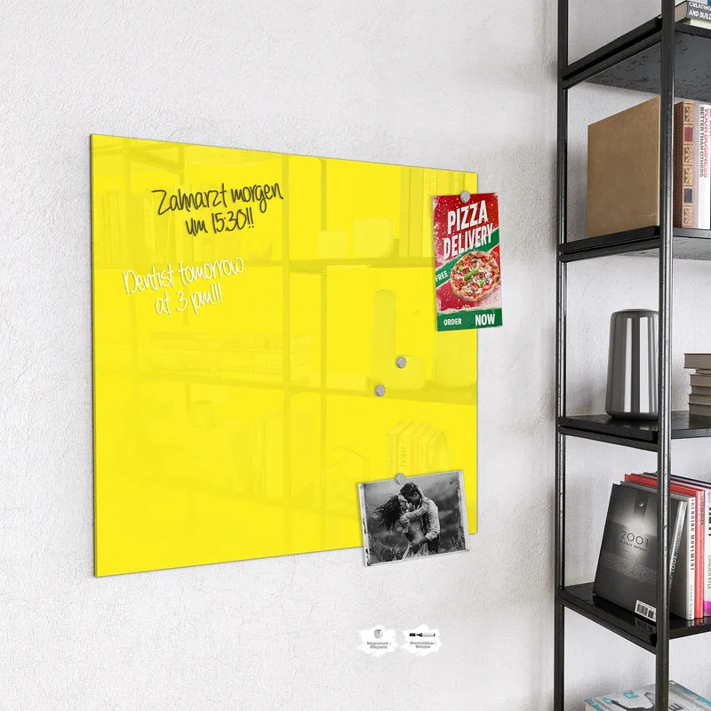 Magnettafel - Sonnengelb