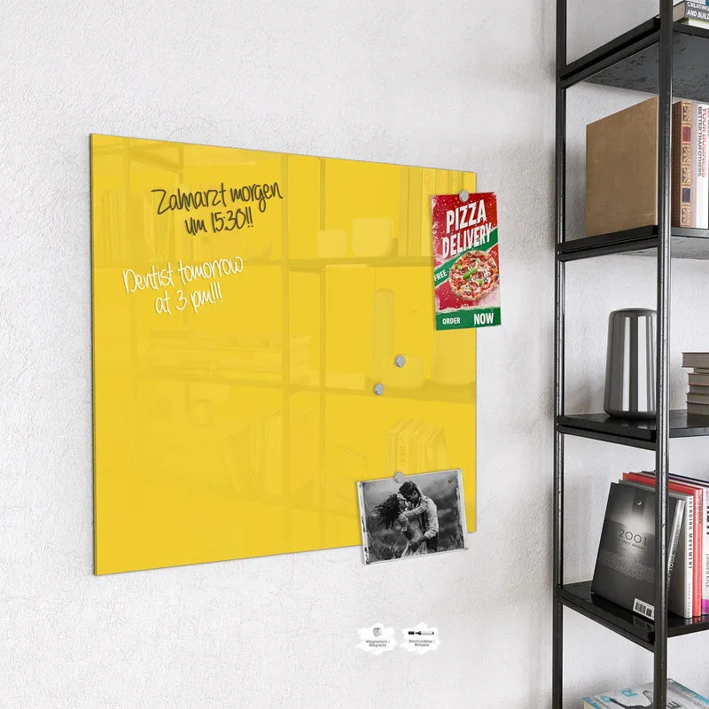 Magnettafel - Goldgelb