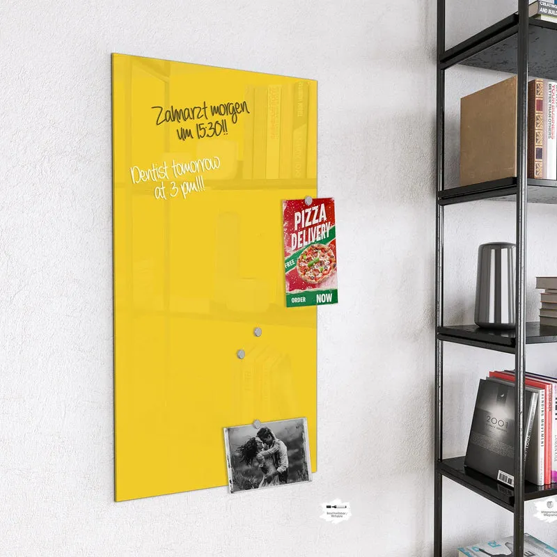 Magnettafel - Goldgelb