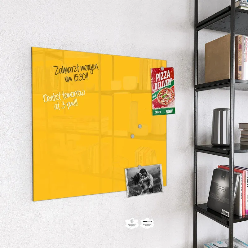 Magnettafel - Bernsteingelb