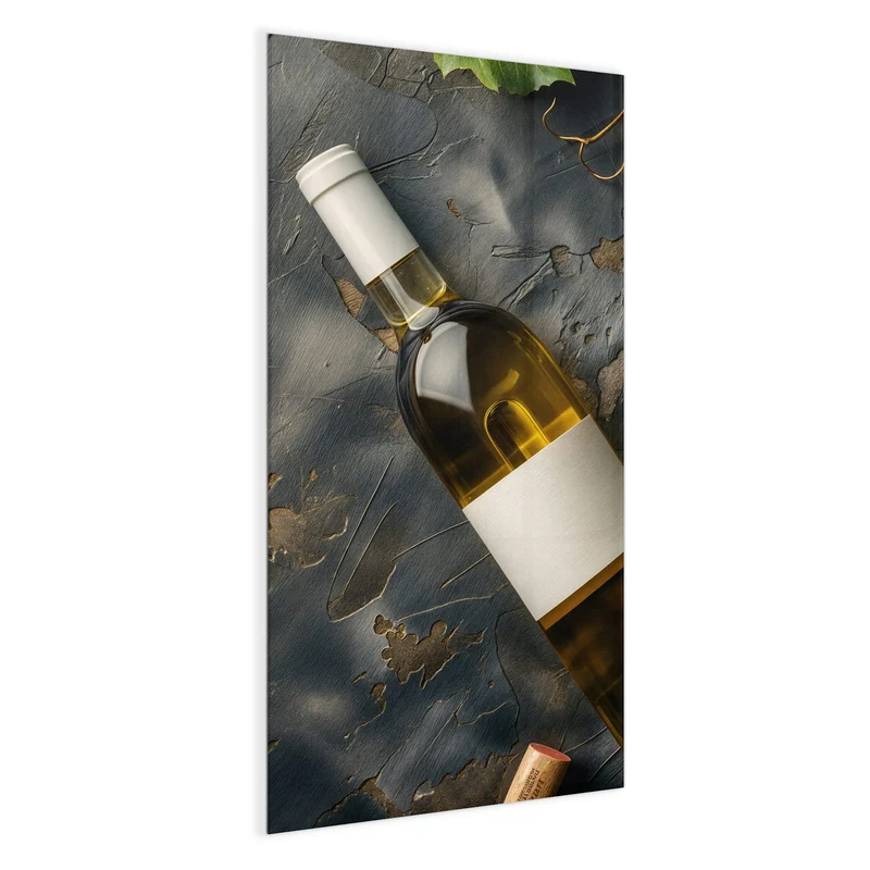 Magnettafel - Weißwein mit Trauben