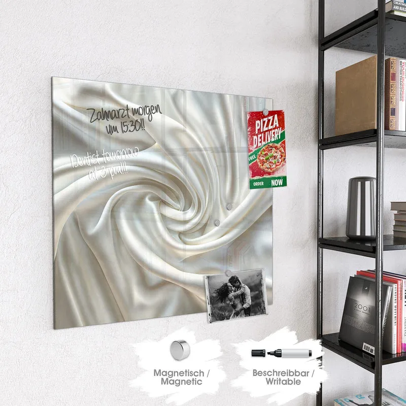 Magnettafel - Seidene Textur