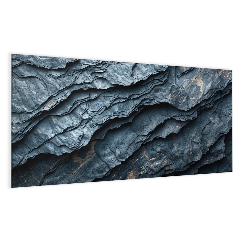 Magnettafel - Blaue Gesteinsschichten