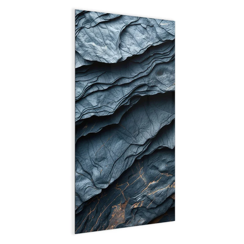 Magnettafel - Blaue Gesteinsschichten