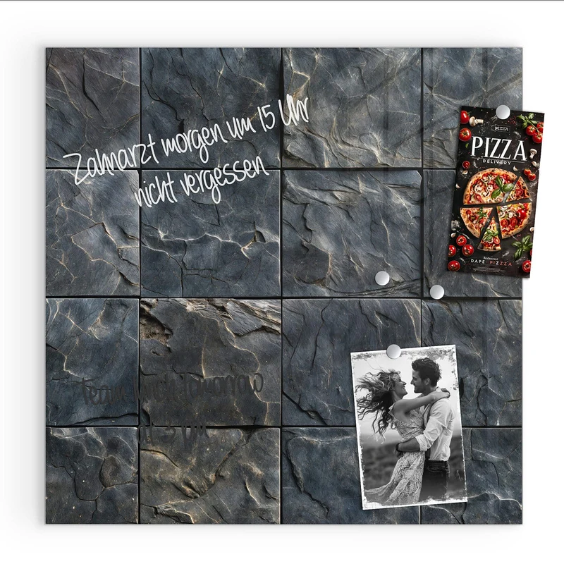 Magnettafel - Schieferfliesen