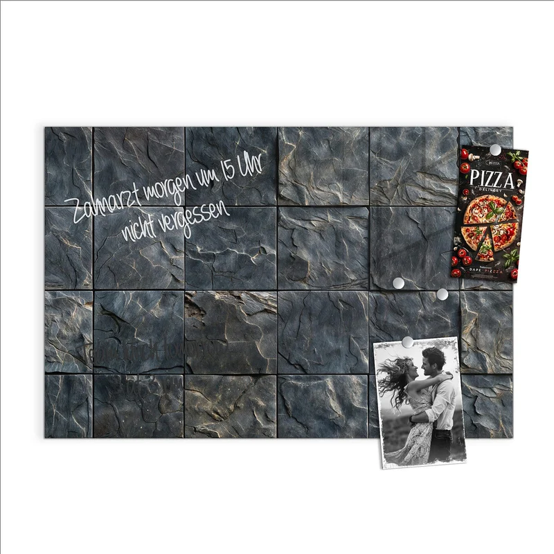 Magnettafel - Schieferfliesen