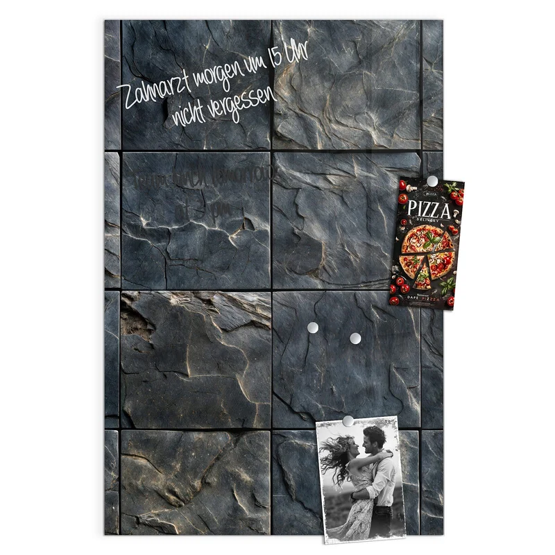 Magnettafel - Schieferfliesen