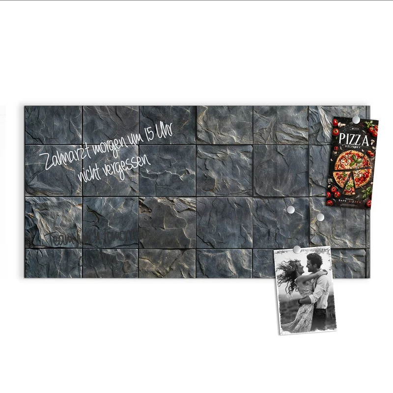 Magnettafel - Schieferfliesen
