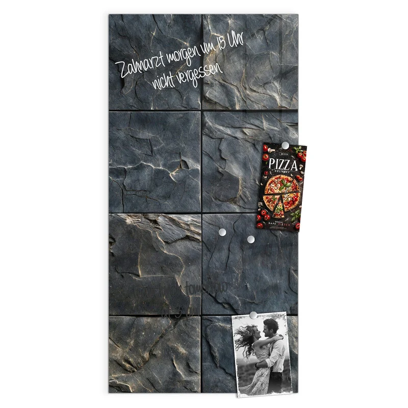 Magnettafel - Schieferfliesen