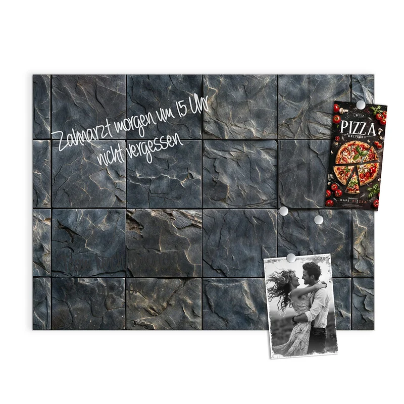 Magnettafel - Schieferfliesen