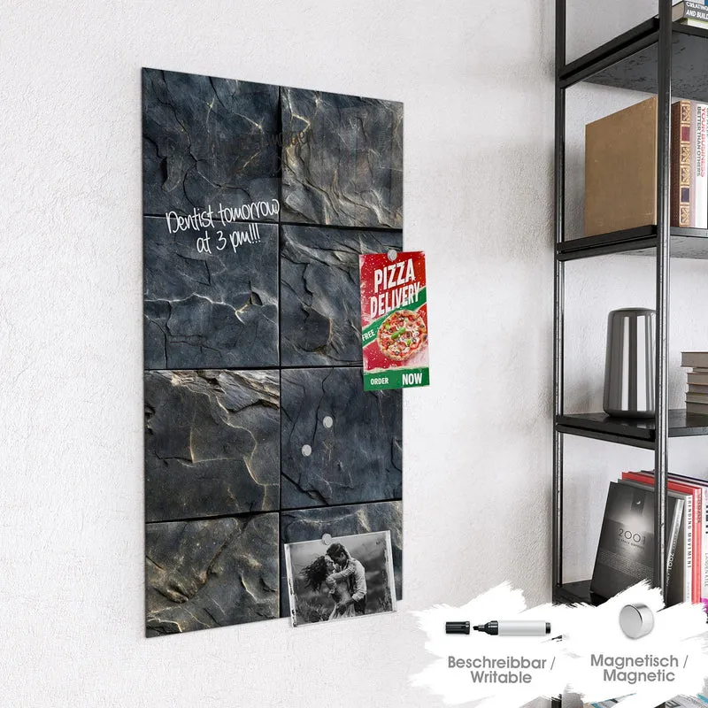 Magnettafel - Schieferfliesen