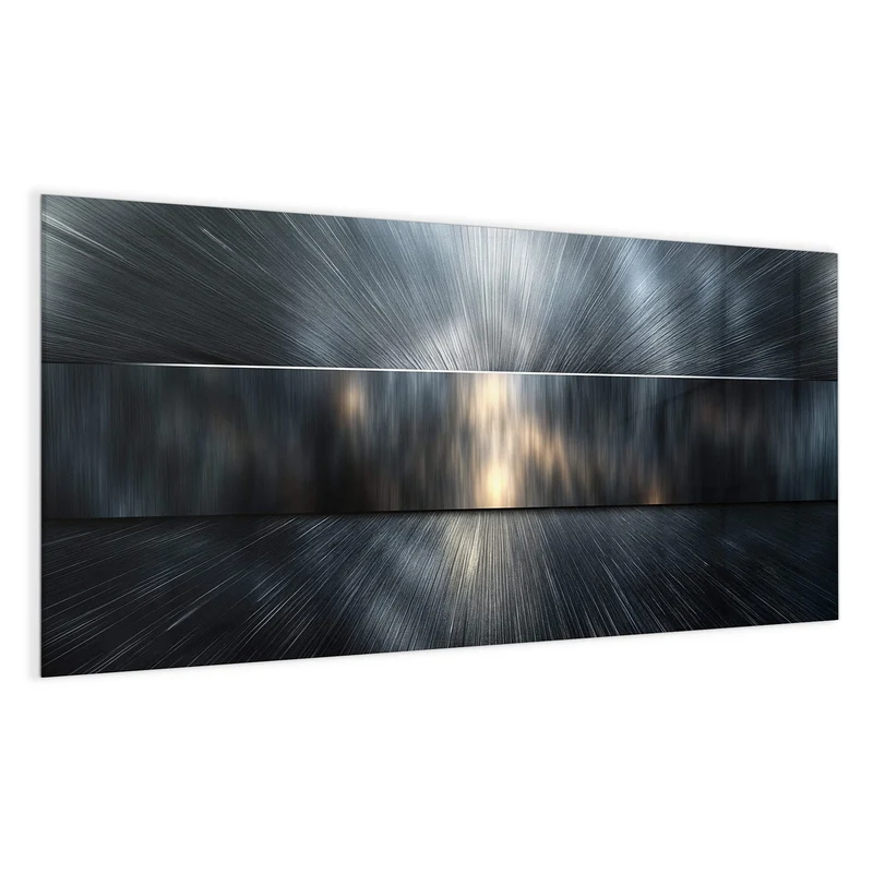Magnettafel - Silberne Lichtstrahlen