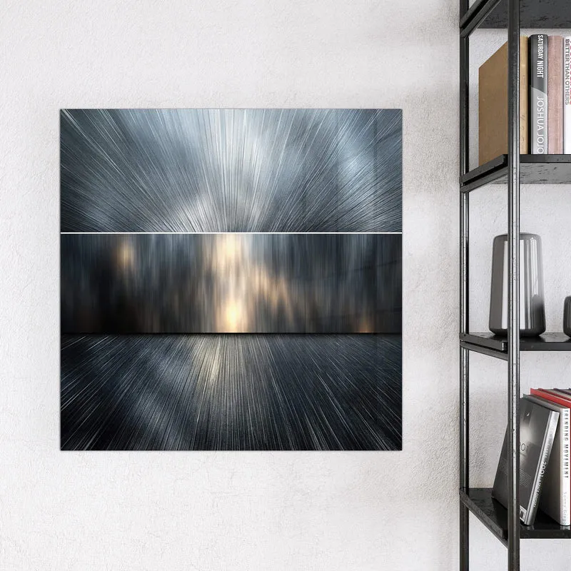 Magnettafel - Silberne Lichtstrahlen