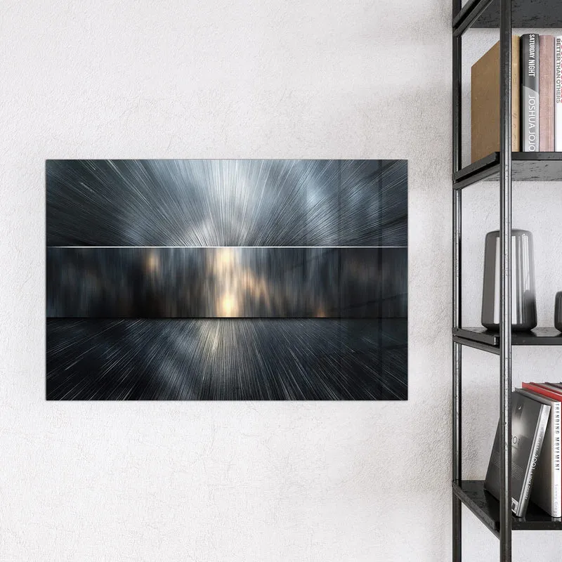 Magnettafel - Silberne Lichtstrahlen