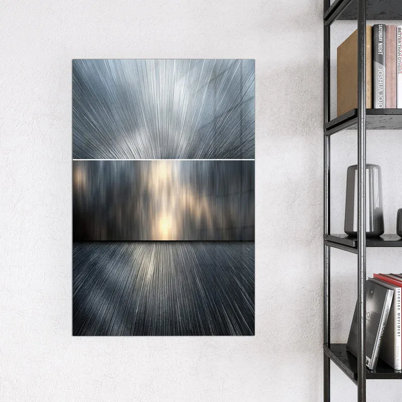 Magnettafel - Silberne Lichtstrahlen